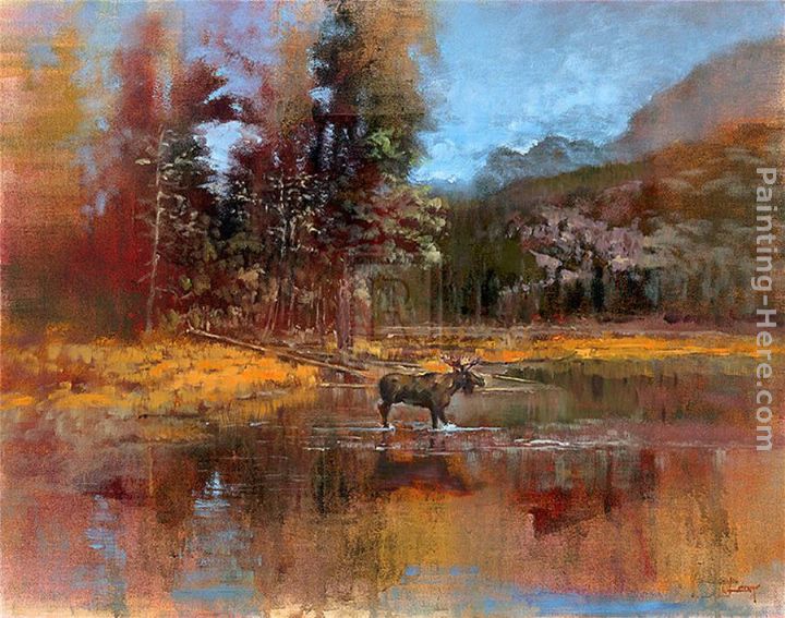 Magnificent VIew painting - Michael Longo Magnificent VIew art painting